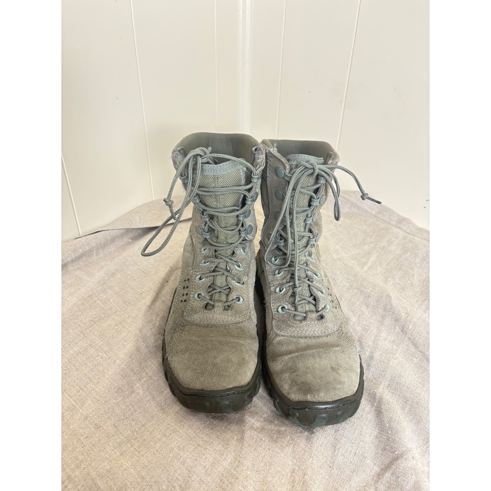 Rocky S2V Special Ops Tactical Boots Sage Green Grey Suede Vibram Made in USA 5M